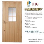 画像1: 木製断熱玄関ドア ユーロトレンドG #F1G (1)