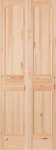 画像2: 木製折れ戸 （節有パイン）　#ND1472 (2)