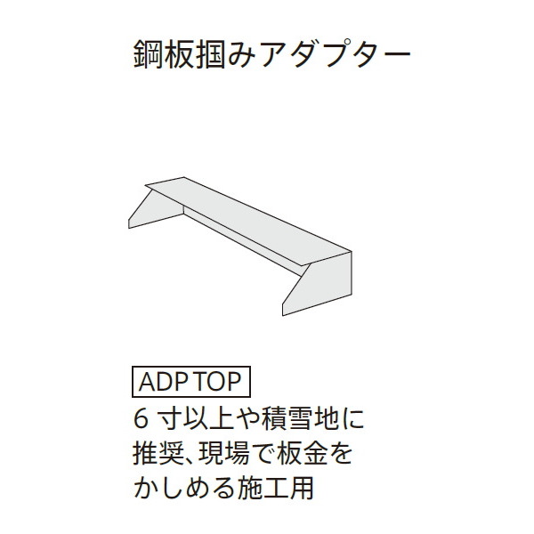 画像1: ベルックス天窓部材 鋼板掴みアダプター（VS電動／手動用） (1)